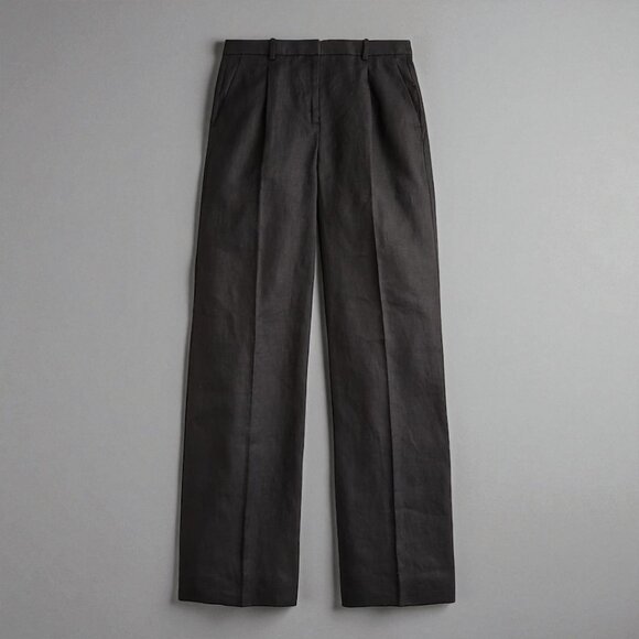 J. Crew Wide-leg Essential pant in linen Size 0 - Picture 3 of 10